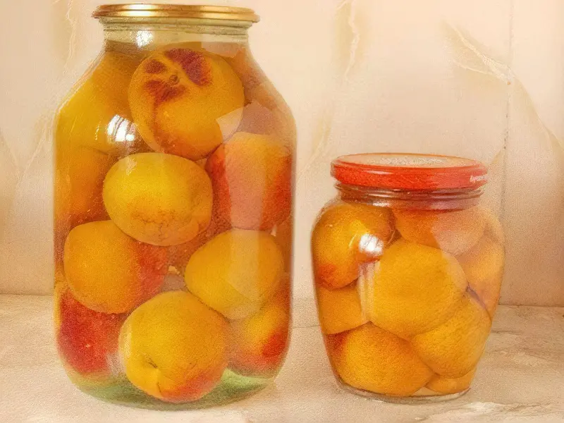 Консервовані персики без стерилізації